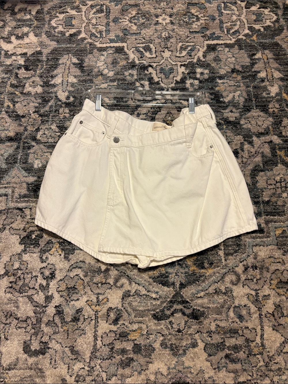 Universal Thread Cream Denim Skort